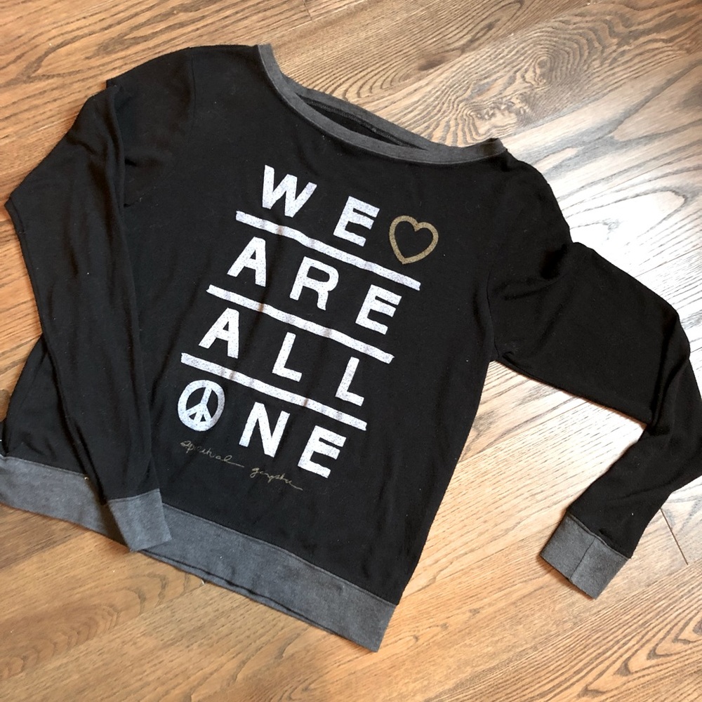 Spiritual Gangster We Are All One long sleeve black